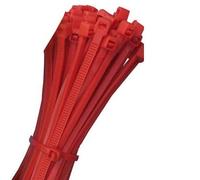 Alantik cstred Bridas, 100 Piezas, Rojas, 15 cm