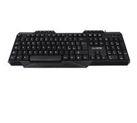 Teclado Con Cable Negro USB Alantik KBALM2 Multimedia Cuadrado Gaming