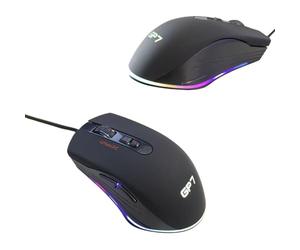 ALANTIK Mouse USB Gaming MOGP07 7 Pulsanti Nero Led RGB Marca
