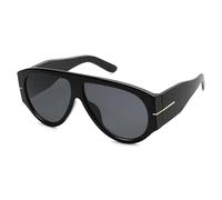 ALANTOP Gafas de sol retro para mujeres y hombres, estilo vintage de los años 70, protección UV400, perfectas para conducir y moda al aire libre, Deep Black/Black Us
