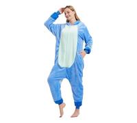 ALANTOP Pijama entero unisex para adultos, en forma de animal, para Halloween, cosplay, Navidad, pijama para mujeres y hombres, XL