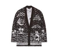 Alanui - Cárdigan Gráfico con Palmeras Ocean Whispers de Alanui - Knitwear - Hombre - Negro - L -