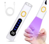 Alaoo Lampara Uñas Semipermanentes, Mini Lámpara de Uñas UV (A)
