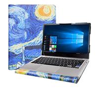 Alapmk Diseñado Especialmente La Funda de Cuero de PU para 13.3" Samsung Notebook 7 Spin 13 NP730XBE-K02US NP730XBE-K01US NP730XBE-K02US(Not fit Notebook 7 Spin 13 NP730QAA NP740U3L),Starry Night