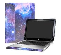 Alapmk Diseñado Especialmente La Funda Protectora de Cuero de PU para 12.5 Pulgadas HP EliteBook Folio 1020 G1 & 13.3 Pulgadas HP EliteBook 1030 G1 Series Ordenador portátil,Galaxy