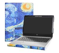 Alapmk Diseñado Especialmente La Funda Protectora de Cuero de PU para 13.3" HP Chromebook 13 G1 & HP Chromebook 13 Pro Ordenador portátil,Starry Night