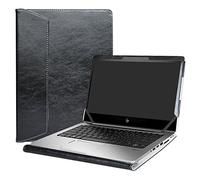 Alapmk Diseñado Especialmente La Funda Protectora de Cuero de PU para 13.3" HP EliteBook 830 G5 G6/EliteBook 735 G5 G6 & HP ProBook 430 G6 Laptop(Not fit EliteBook 830 G4/G3),Negro