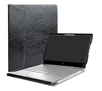 Alapmk Diseñado Especialmente La Funda Protectora de Cuero de PU para 13.3" HP Spectre x360 13 13-aeXXX Series (Tales como 13-ae001ns,13-ae000ns,etc.) Ordenador portátil,Negro