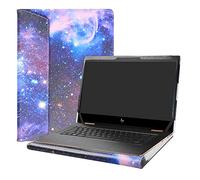 Alapmk Diseñado Especialmente La Funda Protectora de Cuero de PU para 13.3" HP Spectre x360 13 13-apXXXX & HP EliteBook x360 830 G5 G6 Series Laptop,Galaxy