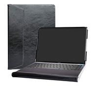 Alapmk Diseñado Especialmente La Funda Protectora de Cuero de PU para 13.9" Huawei Matebook X Pro/MateBook X Pro 2019 Ordenador portátil (No Compatible con :Matebook X/Matebook D),Negro