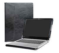 Alapmk Diseñado Especialmente La Funda Protectora de Cuero de PU para 13.9" Lenovo Yoga 920 920-13ikb / Yoga 910 910-13ikb Ordenador portátil,Negro