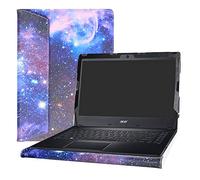 Alapmk Diseñado Especialmente La Funda Protectora de Cuero de PU para 14" Acer TRAVELMATE P2 TMP249 Series Ordenador portátil (No Compatible con: TRAVELMATE X3/P4/P6 Series),Galaxy