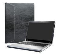 Alapmk Diseñado Especialmente La Funda Protectora de Cuero de PU para 14" HP EliteBook 840 G5 G6/EliteBook 745 G5 G6/ZBook 14u G5 G6 Ordenador portátil,Negro
