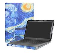 Alapmk Diseñado Especialmente La Funda Protectora de Cuero de PU para 14" HP Notebook 14 14-bsXXX 14-bwXXX/HP 240 G6 / HP 245 G6 / HP 246 G6 Series Ordenador portátil,Starry Night
