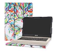 Alapmk Diseñado Especialmente La Funda Protectora de Cuero de PU para 15.6" ASUS VivoBook Pro 15 N580VD M580VD N580VN Series Ordenador portátil,Love Tree