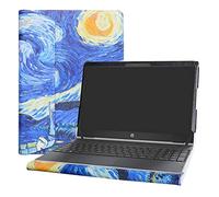 Alapmk Diseñado Especialmente La Funda Protectora de Cuero de PU para 15.6" HP Pavilion X360 15 15t 15-crXXXX Series Ordenador portátil,Starry Night