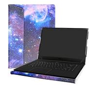 Alapmk Diseñado Especialmente La Funda Protectora de Cuero de PU para 15.6" MSI GS Series GS65 Stealth THIN-037/STEALTH THIN-051/STEALTH THIN-054/STEALTH THIN-068 Gaming Laptop,Galaxy