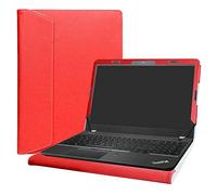 Alapmk Funda Protectora de Cuero de PU para 15.6" Lenovo ThinkPad Edge E560 E560p E565 E550 E555 E550C/ThinkPad L580 L590 L570 L560 Laptop(Not fit thinkpad E580 E570/L580 L550),Rojo