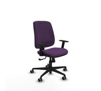 Alares tapizada sincro bali morado brazos 1D base nailon ruedas 65mm engomadas