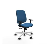 Alares tapizada sincro similpiel azul claro brazos 1d base blanca rued