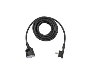 Alargadera corta Brennenstuhl con clavija plana acodada, 5m, H05VVF3G1.5