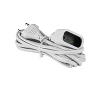 Alargador 2P 6A 2X0,75 Mm² Ho3Vv-H2-F 3M Blanco