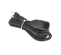 Alargador 2P 6A 2X0,75 Mm² Ho3Vv-H2-F 3M Negro
