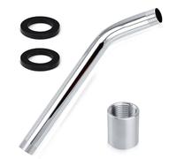 Alargador de alcachofa de ducha, tubo de extensión de 23 cm, acero inoxidable, extensión de cabezal de ducha de 1/2 pulgadas, brazo de ducha universal, extensión para alcachofa de ducha, accesorio de