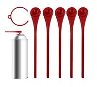 Alargador de boquillas para pistolas de pulverización, adaptador de rotación, apto para conexiones de boquilla de pulverización de 3 mm/4 mm, para exteriores, taller, taller, revestimiento de suelo de