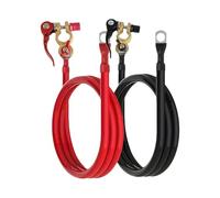 Alargador de Cable para Batería de Automóvil Juego De 2 Conectores | Cable Extensor para Batería Para Camión, Semi Camión, Alternador, Arranque, Embarcaciones, Carrito De G
