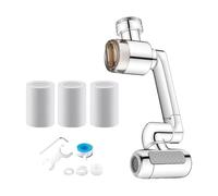 Alargador de grifo | 4 protectores giratorios contra salpicaduras de Kpfer - Adaptador de lavabo para grifo | para cocina, baño, inodoro, , restaurante, oficina, manguera de jardín