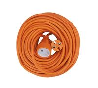 Alargador De Jardin 2P 16A 2X1,5 Mm² Ho5Vv-F 25M Naranja