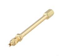 Alargador de válvula de neumático de cobre de 100 mm para coche y moto, extensión flexible, fácil de instalar