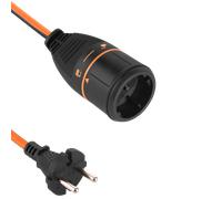 Alargador Electralock 20m H05VV-F 2X1.5 16A IP20 Naranja Negro Electraline 01364
