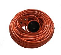 Alargador eléctrico de jardín - Naranja - 10, 15, 20, 25, 30, 40 m (15 m)