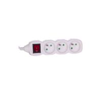 Alargador EMOS P1315, 3 tomas con interruptor, 5m/H05VV-F