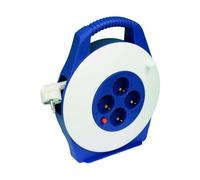 Alargador enrollacable extensible TAYG 4 tomas 3x1.5mm con termostato 10 metros