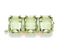 Alargador Millenia, Talla octogonal, Verde, Baño tono oro OS