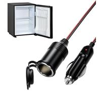 Alargador para cargador de coche, extensión de 12 V, extensión para cargador de coche | Alargador eléctrico para coche, moto, bombas, electrodomésticos