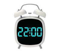 Alarm Clock - Digital Wakes Timer, Loud Sound Machine, Portable Sleep Device Equipment | LED Display Noise Generator System, Bedroom Office Study Table Usage Smart Modern Design Technology Feature