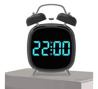 Alarm Clock For Heavy Sleepers- Digital Alarm Clock, Loud Digital Clockk | Timer Portable Noise Machine with Led Light For Bed Travel Outdoor Kitchen Nursery Classroom Home