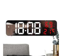 Alarm Clock - LED Clock, Bedside Clocks for Bedroom, Adjustable Volume Alarm with Automatic dimming, Clear LED Display, Snooze Clocks for Deep Sleepers Kids Teens Adults Elderly Homes Workplaces