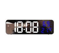 Alarm Clock - LED Clock, Bedside Clocks for Bedroom, Adjustable Volume Alarm with Automatic dimming, Clear LED Display, Snooze Clocks for Deep Sleepers Kids Teens Adults Elderly Homes Workplaces