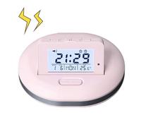 Alarm Clock - Vibrating LED Digital Timekeeping Equipment with 3 Modes for Teens Girls Boys Students Friends Family Coworkers, Portable Bedside Clock, Clear Display and Easy