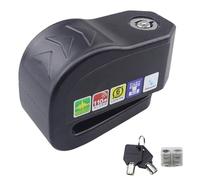 Alarm Disc Lock, Portable Bike Disc Lock Security, Motorcycle Alarms Discs Brake Locks, Zinc Alloy Material, Anti-Theft Bicycle Brakes Wheel Locking for Motorbike, Bikes and Scooter Protection, 4.5cm