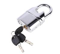 Alarm Key Padlock,Rust-Proof and Anti-Theft Security Lock,Used for Bicycle and Motorcycle Warehouse Door,65x92mm/2.6in,5 Keys(Style1)