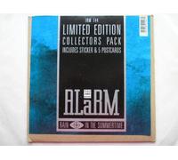 Alarm Rain 7" IRM 144 EX/EX 1987 envelope sleeve with sticker & postcards