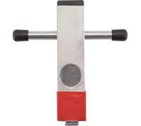 ALARM Soporte universal para válvula de desagüe, para válvulas excéntricas y estándar de 30 - 45 mm, soporte con mango transversal, ayuda de instalación para lavabo, fregadero, bañera