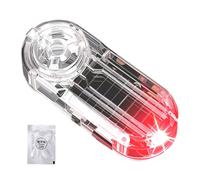 Alarma Advertencia Luz de Coche, Alarma de automóvil Anti Rheft Light - Luz de la Alarma de Carga Solar de Carga Solar antirrobo - Ambientador de Aire Incorporado Aroma de lámpara Falsa para sedán,