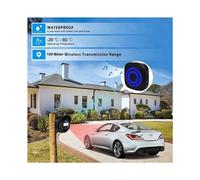 Alarma con sensor de movimiento, detectores de movimiento infrarrojos, kit de sensor de alarma PIR inalámbrico,